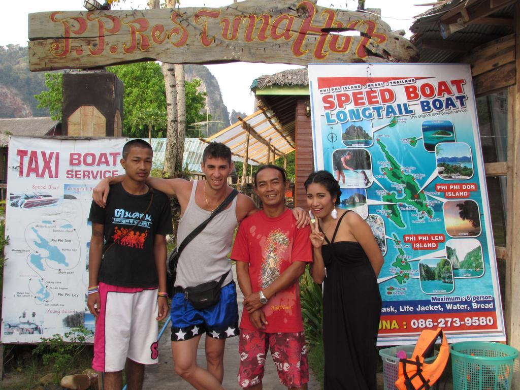 Pp Red Tuna Hut Phi Phi Islands Esterno foto