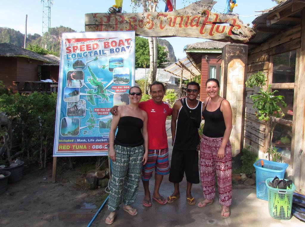 Pp Red Tuna Hut Phi Phi Islands Esterno foto